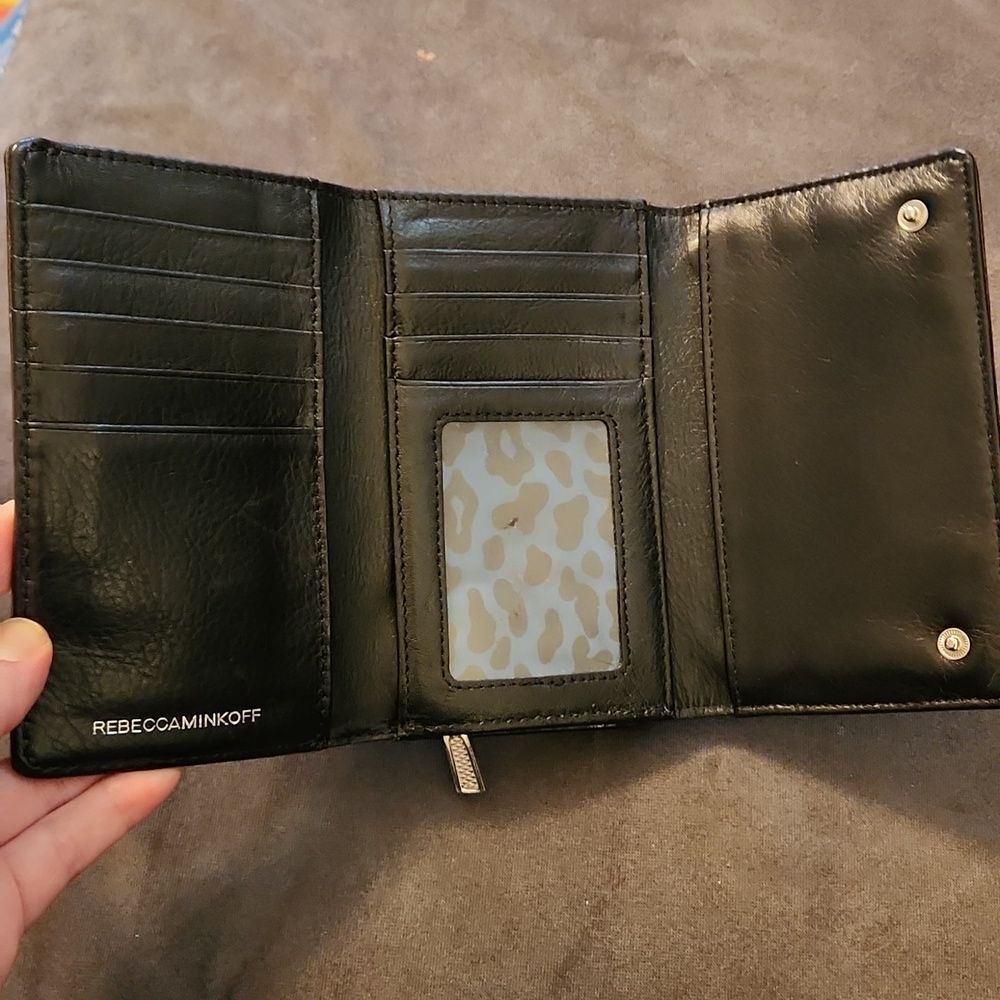Rebecca Minkoff Navy Studded Wallet - Picture 7 of 12